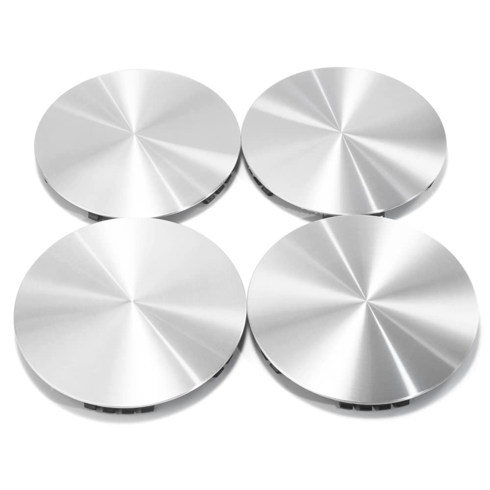 Gtownworks 4Pcs Od: 7.48In Wheel Center Caps For Chevy Silverado Suburban Tahoe K1500 Escalade 1992-1999 15Inch Rim Caps, Silver Center Cover Replacement 15650043 15650045